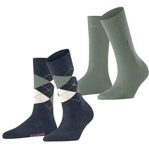 Burlington Women's Everyday Mix Multipack W So Cotton Patterned 2 Pairs Socks, Blue Navy Melange 6127, 3.5-7 Burlington Women's Everyday Mix Multipack W So Cotton Patterned 2 Pairs Socks, Blue Navy Melange 6127, 3.5-7