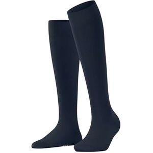 FALKE Women's Cotton Touch W Kh Thin Long Plain 1 Pair Knee-High Socks, Blue Space 6116, 5.5-8 FALKE Women's Cotton Touch W Kh Thin Long Plain 1 Pair Knee-High Socks, Blue Space 6116, 5.5-8