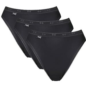 Sloggi Women's Basic+ Tai 3 Pack Brief, Black, 18 (Pack of 3) Sloggi Women's Basic+ Tai 3 Pack Brief, Black, 18 (Pack of 3)