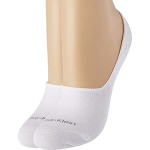 Calvin Klein Women's Mid Cut Footie, White, 39/42 (Pack of 2) Calvin Klein Women's Mid Cut Footie, White, 39/42 (Pack of 2)