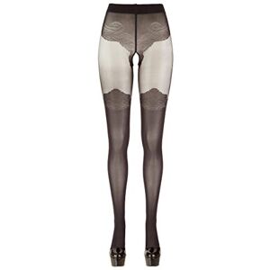Cottelli Collection Cottelli Legwear Women Crotchless Tights Black 2 Cottelli Collection Cottelli Legwear Women Crotchless Tights Black 2