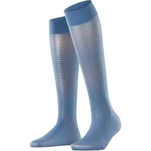 FALKE Women's Sun Blind 25 DEN W Kh Sheer Patterned 1 Pair Knee-High Socks, Blue Smoky 6483, 2.5-5 FALKE Women's Sun Blind 25 DEN W Kh Sheer Patterned 1 Pair Knee-High Socks, Blue Smoky 6483, 2.5-5