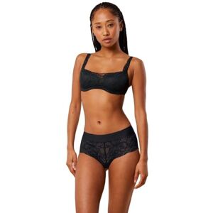 Triumph Women's Body Make-Up Illusion Lace Balconette Bra, Black, 36DD Triumph Women's Body Make-Up Illusion Lace Balconette Bra, Black, 36DD