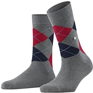 Burlington Women's Queen W So Cotton Patterned 1 Pair Socks, Grey Rock-Steel 3394-O, 7-10.5 Burlington Women's Queen W So Cotton Patterned 1 Pair Socks, Grey Rock-Steel 3394-O, 7-10.5