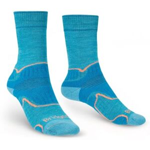 Bridgedale Womens 710280/413/S Socks, Turquoise, S EU Bridgedale Womens 710280/413/S Socks, Turquoise, S EU