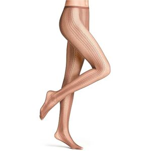FALKE Women's Ritual W Ti Sheer Patterned 1 Pair Tights, Brown Brandy 5167, S FALKE Women's Ritual W Ti Sheer Patterned 1 Pair Tights, Brown Brandy 5167, S