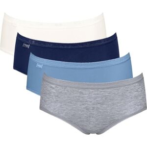 Sloggi Women's Basic+ Midi C4P Underwear, Multiple Colours 17, 48 Sloggi Women's Basic+ Midi C4P Underwear, Multiple Colours 17, 48