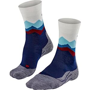 FALKE Women's TK2 Explore W So Wool Thick Anti-Blister 1 Pair Hiking Socks, Blue Dark Night 6177 Crest-O, 5.5-6.5 FALKE Women's TK2 Explore W So Wool Thick Anti-Blister 1 Pair Hiking Socks, Blue Dark Night 6177 Crest-O, 5.5-6.5