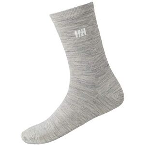 Helly Hansen Unisex Everyday Wool Sock 2Pk, Grey Melange, 39-41 Helly Hansen Unisex Everyday Wool Sock 2Pk, Grey Melange, 39-41