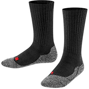 FALKE Unisex Kids Active Warm K So Wool Thick Breathable Plain 1 Pair Socks, Black 3000, 9-11.5 FALKE Unisex Kids Active Warm K So Wool Thick Breathable Plain 1 Pair Socks, Black 3000, 9-11.5