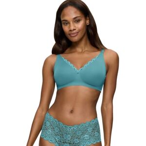 Triumph Women's Amourette Minimizer Bra, Quiet Turquoise, 36DD Triumph Women's Amourette Minimizer Bra, Quiet Turquoise, 36DD