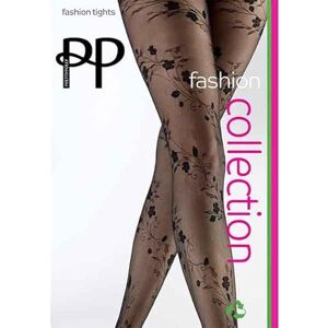 Pretty Polly Floral Tattoo Pattern Tights Black Pretty Polly Floral Tattoo Pattern Tights Black