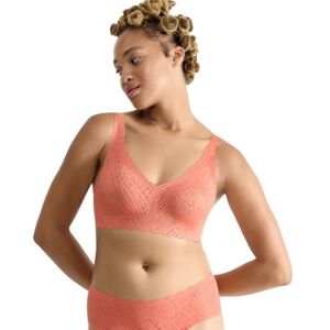 Sloggi Womens Zero Feel Bliss Soft Bra, Lovely Apricot, S Plus UK Sloggi Womens Zero Feel Bliss Soft Bra, Lovely Apricot, S Plus UK