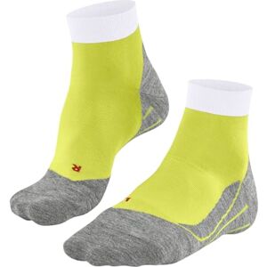 FALKE Women's RU4 Endurance Short W Sso Cotton Anti-Blister 1 Pair Running Socks, Yellow Limelight 1086, 4-5 FALKE Women's RU4 Endurance Short W Sso Cotton Anti-Blister 1 Pair Running Socks, Yellow Limelight 1086, 4-5