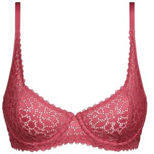 DIM Women's Daily Lace Bra Underwired Openwork Floral Lace Support and Comfort Silky Rose 32B DIM Women's Daily Lace Bra Underwired Openwork Floral Lace Support and Comfort Silky Rose 32B