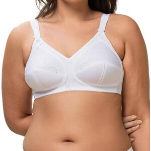 Triumph Womens Doreen + Cotton 01 Non-wired Bra, White, 34F UK Triumph Womens Doreen + Cotton 01 Non-wired Bra, White, 34F UK