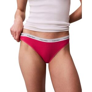 Calvin Klein Women’s Bikini Briefs with Logo Waistband, Pink (Vibrant Pink), M Calvin Klein Women’s Bikini Briefs with Logo Waistband, Pink (Vibrant Pink), M