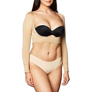 Rhonda Shear Women's Plus Size Seamless Arm Shaper Shapewear Top, Nude, XL Rhonda Shear Women's Plus Size Seamless Arm Shaper Shapewear Top, Nude, XL