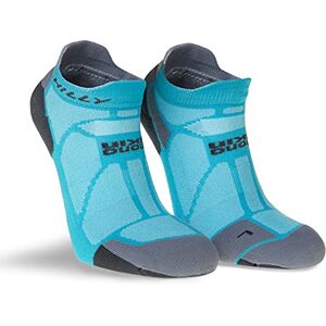 Hilly Unisex Marathon Fresh Socklet Min Cushioning, Running Sock, Peacock/Charcoal, S UK Hilly Unisex Marathon Fresh Socklet Min Cushioning, Running Sock, Peacock/Charcoal, S UK