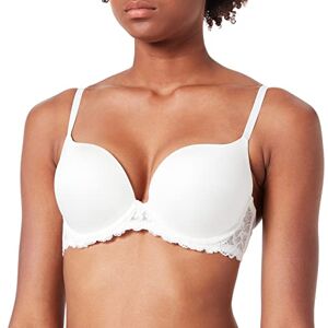 DORINA Women's Claire Super Push-Up Demi Bra Underwired with Soft Micro Fabric and Sensual Lace Details, Adjustable Straps, Ivory DORINA Women's Claire Super Push-Up Demi Bra Underwired with Soft Micro Fabric and Sensual Lace Details, Adjustable Straps, Ivory