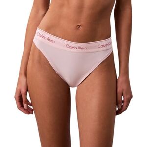 Calvin Klein Women’s High Leg Briefs with Logo Waistband, Pink (Potpourri), M Calvin Klein Women’s High Leg Briefs with Logo Waistband, Pink (Potpourri), M