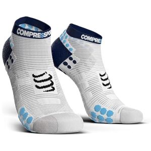Compressport Mens Prsv3 Run Low Rl Calcetines De Carreras Profesionales, White/Blue, 39-41 EU Compressport Mens Prsv3 Run Low Rl Calcetines De Carreras Profesionales, White/Blue, 39-41 EU