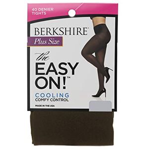 Berkshire Women's The Easy on 40 Denier Max Coverage Plus Size Tights, 70 den, Chocolate Kisses, 3-4X Berkshire Women's The Easy on 40 Denier Max Coverage Plus Size Tights, 70 den, Chocolate Kisses, 3-4X