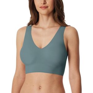 Schiesser Invisible Soft Women's Seamless Bustier with Removable Pads, Mineral_181767, 12 Schiesser Invisible Soft Women's Seamless Bustier with Removable Pads, Mineral_181767, 12