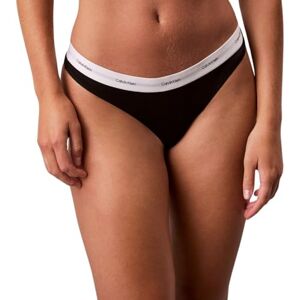 Calvin Klein Women's Thong Underwear, Black (Black), XL Calvin Klein Women's Thong Underwear, Black (Black), XL