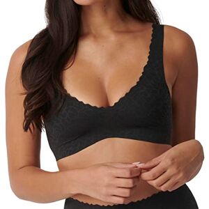 Sloggi Women's Zero Feel Lace 2.0 Bralette Bustier, Black, M Sloggi Women's Zero Feel Lace 2.0 Bralette Bustier, Black, M