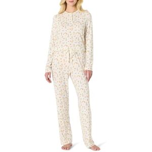 Amazon Essentials x Sofia Grainge Women's Long Sleeve Henley Pyjama Set, Ivory Squirrel Picnic, XXS Amazon Essentials x Sofia Grainge Women's Long Sleeve Henley Pyjama Set, Ivory Squirrel Picnic, XXS