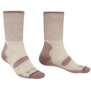 Bridgedale Socks HIKE Lightweight Cotton Cool Comfort Boot Women's Sand Bridgedale Socks HIKE Lightweight Cotton Cool Comfort Boot Women's Sand