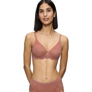 Triumph Women's Amourette Charm T Minimiser Bra, Brown (Dusty Cedar), 32DD Triumph Women's Amourette Charm T Minimiser Bra, Brown (Dusty Cedar), 32DD
