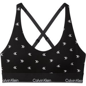 Calvin Klein Women’s Lightly Lined Bralette with Logo Band, Black (Diamond Logo Black), S Calvin Klein Women’s Lightly Lined Bralette with Logo Band, Black (Diamond Logo Black), S