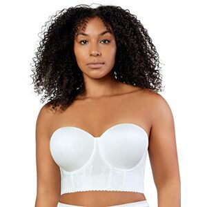 Parfait Elissa P50116 Women's Full Bust and Full Figure Strapless Longline Bra-Pearl White-34C Parfait Elissa P50116 Women's Full Bust and Full Figure Strapless Longline Bra-Pearl White-34C