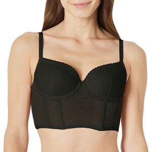 Amazon Essentials Women's Stretch All Over Lace Longline Bustier Corset, Black, 38B Amazon Essentials Women's Stretch All Over Lace Longline Bustier Corset, Black, 38B