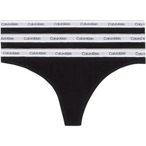 Calvin Klein Women's 3 Pack Modern Logo Thongs, Black (Black/Black/Black), L Calvin Klein Women's 3 Pack Modern Logo Thongs, Black (Black/Black/Black), L