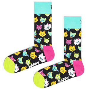 Happy Socks womens Funny Cat Sock, Multicolour (Multicolour 930), 36-40 Happy Socks womens Funny Cat Sock, Multicolour (Multicolour 930), 36-40