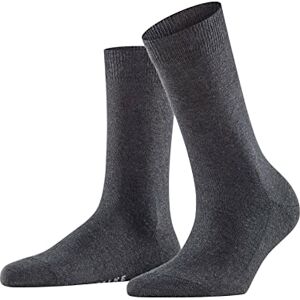 FALKE Women's Family W So Sustainable Cotton Plain 1 Pair Socks, Grey Anthracite Melange 3089, 5.5-8 FALKE Women's Family W So Sustainable Cotton Plain 1 Pair Socks, Grey Anthracite Melange 3089, 5.5-8