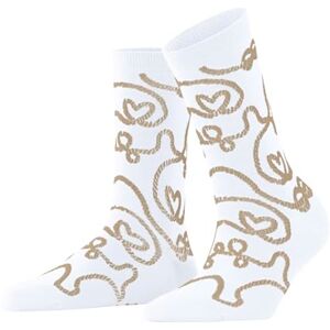 Burlington Women's Ocean Lovers W So Cotton Patterned 1 Pair Socks, White 2000, 3.5-7 Burlington Women's Ocean Lovers W So Cotton Patterned 1 Pair Socks, White 2000, 3.5-7