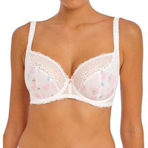 Freya Women's Daydreaming Underwire Plunge Bra, Opaque, Flora White, 34FF Freya Women's Daydreaming Underwire Plunge Bra, Opaque, Flora White, 34FF