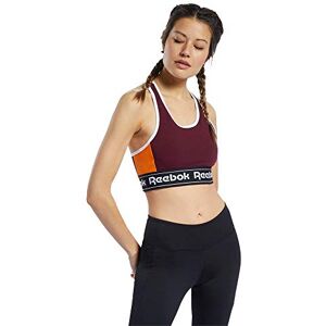 Reebok Te Linear Logo Bralette Sports Bra Women, Granat, 2XS Reebok Te Linear Logo Bralette Sports Bra Women, Granat, 2XS