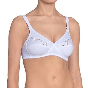 Triumph Womens Elasti Cross + Cotton N Bra, White, 44B UK Triumph Womens Elasti Cross + Cotton N Bra, White, 44B UK
