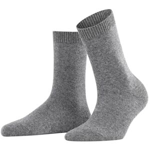 FALKE Women's Cosy Wool W So Viscose Cashmere Plain 1 Pair Socks, Grey Light Melange 3390, 2.5-5 FALKE Women's Cosy Wool W So Viscose Cashmere Plain 1 Pair Socks, Grey Light Melange 3390, 2.5-5