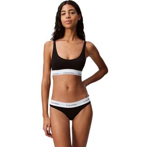 Calvin Klein Women's XS-XL Modern Cotton Thong Panty, Black, XL Calvin Klein Women's XS-XL Modern Cotton Thong Panty, Black, XL