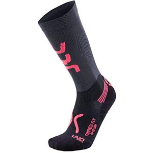 UYN S100071 RUN COMPRESSION FLY Socks Women's Coral/Black 36 UYN S100071 RUN COMPRESSION FLY Socks Women's Coral/Black 36