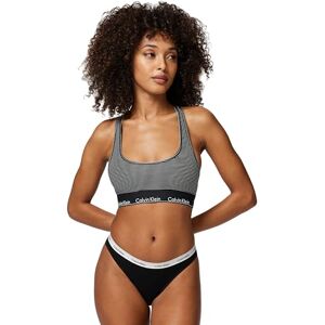 Calvin Klein Women’s Unlined Sport Bralette, Multicolor (Hairline Stripe/Black), XS Calvin Klein Women’s Unlined Sport Bralette, Multicolor (Hairline Stripe/Black), XS
