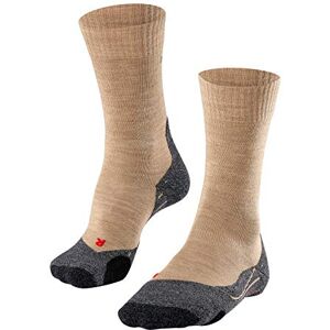 FALKE Womens Tk2 Explore W Wool Thick Anti-blister Hiking Socks, Beige Nature Mel 4100, 4-5 EU FALKE Womens Tk2 Explore W Wool Thick Anti-blister Hiking Socks, Beige Nature Mel 4100, 4-5 EU
