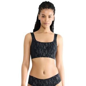 Sloggi Women's Zero Feel 2.0 Festive Top Bra, Black Combination, M Sloggi Women's Zero Feel 2.0 Festive Top Bra, Black Combination, M