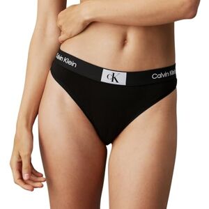 Calvin Klein Women Thong Tanga, Multicolor (Black), XXL Calvin Klein Women Thong Tanga, Multicolor (Black), XXL